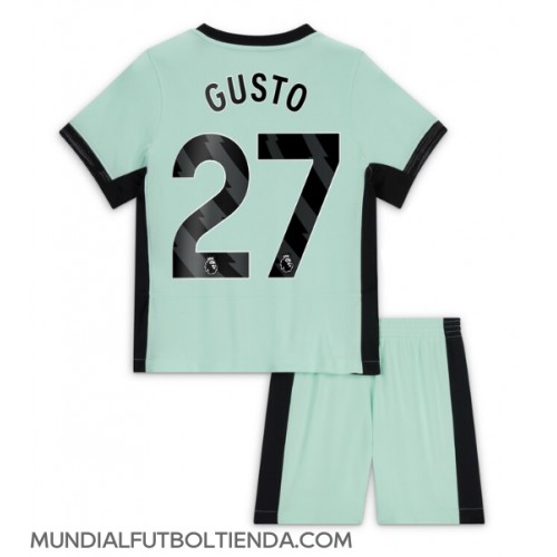 Camiseta Chelsea Malo Gusto #27 Tercera Equipación Replica 2023-24 para niños mangas cortas (+ Pantalones cortos)